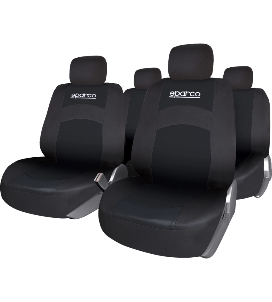 SET UNIVERSALE SPS402 COPRISEDILI AUTO COMPLETO NERO 3MM